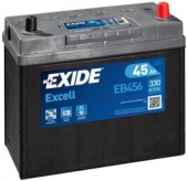 АККУМУЛЯТОР EXIDE EXCELL EB456 (45 A/H) 330 A L+