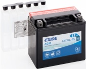 АККУМУЛЯТОР EXIDE ETX14L-BS (12 A/H) 200 A R+