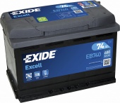 АККУМУЛЯТОР EXIDE EXCELL EB740 (74 A/H) 680 A R+