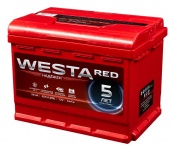 Аккумулятор WESTA RED 6СТ-56 56 Ah, 550A L+