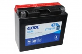 АККУМУЛЯТОР EXIDE ET12B-BS (10 A/H) 160 A L+