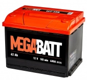 Аккумулятор MEGA BATT 6СТ-62 62 Ah, 480A R+