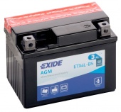 АККУМУЛЯТОР EXIDE ETX4L-BS (3 A/H) 50 A R+