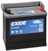 АККУМУЛЯТОР EXIDE EXCELL EB450 (45 A/H) 330 A R+