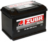 Аккумулятор Zubr ULTRA (74 А/ч), 680А L+