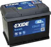 АККУМУЛЯТОР EXIDE EXCELL EB620 (62 A/H) 540 A R+