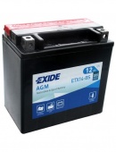 АККУМУЛЯТОР EXIDE ETX14-BS (12 A/H) 200 A L+