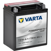 АККУМУЛЯТОР VARTA POWERSPORTS AGM TX16-BS (14 Ah) 514902021
