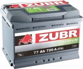Аккумулятор Zubr Premium (77А/ч), 720А R+