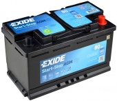 Аккумулятор EXIDE Start-Stop AGM EK800 (80А/ч) 800A