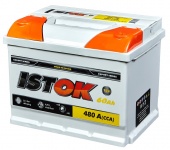 Аккумулятор ISTOK 6СТ-60 60 Ah, 480A R+