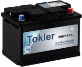Аккумулятор Tokler Universal 75 R (75 А/ч, 540 А)