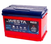Аккумулятор WESTA RED EFB 6СТ-74 низкая 74 Ah, 710 A L+