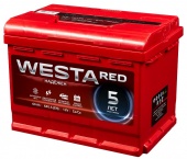 Аккумулятор WESTA RED 6СТ-60 низкая 60 Ah, 640A R+