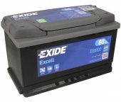 АККУМУЛЯТОР EXIDE EXCELL EB800 (80 A/H) 640 A R+