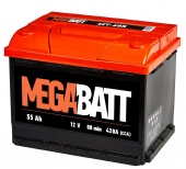 Аккумулятор MEGA BATT 6СТ-55 55 Ah, 420A R+