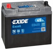 АККУМУЛЯТОР EXIDE EXCELL EB455 (45 A/H) 330 A L+