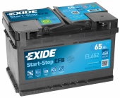 Аккумулятор EXIDE Start-Stop EFB EL652 (65А/ч) 650A