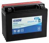 АККУМУЛЯТОР EXIDE ETX24HL-BS (21 A/H) 350 А L+