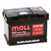 Аккумулятор MOLL M3+ 12V 60 Ah R (60 А/ч, 550 А)