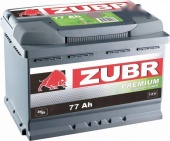 Аккумулятор Zubr Premium (77А/ч), 720А (низкий) R+