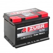 АККУМУЛЯТОР ZUBR ULTRA (75 A/H) 760 A R+