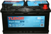 Аккумулятор TUDOR Start-Stop EFB TL800 (80 A/h), 720A R+