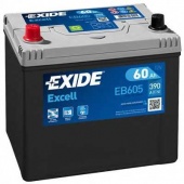 АККУМУЛЯТОР EXIDE EXCELL EB605 (60 A/H) 390 A L+