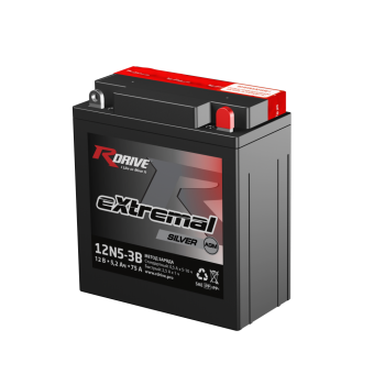 АККУМУЛЯТОР RDrive eXtremal Silver 12N5-3B 5,2Ah 75А