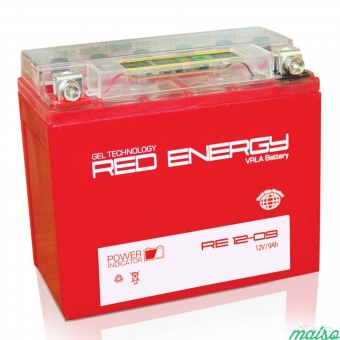АККУМУЛЯТОР RED ENERGY RE 1220 (20 A/H) 250 A R+